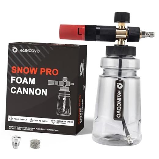 Foam Cannon Wide Mouth for Pressure Washer, Thick Snow Foam 254.1 cubic inches