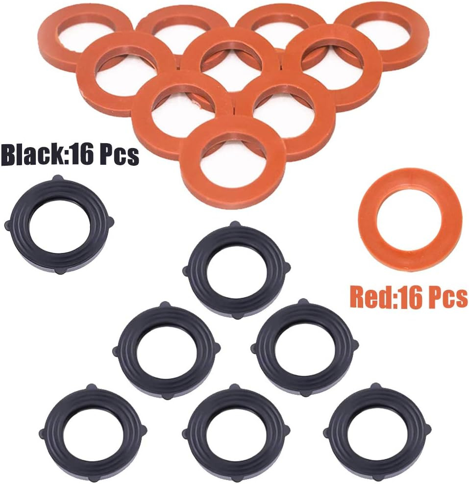 Garden Hose Washer Heavy Duty Rubber Washer Seals Fit All Standard 3/4 Inch Gard