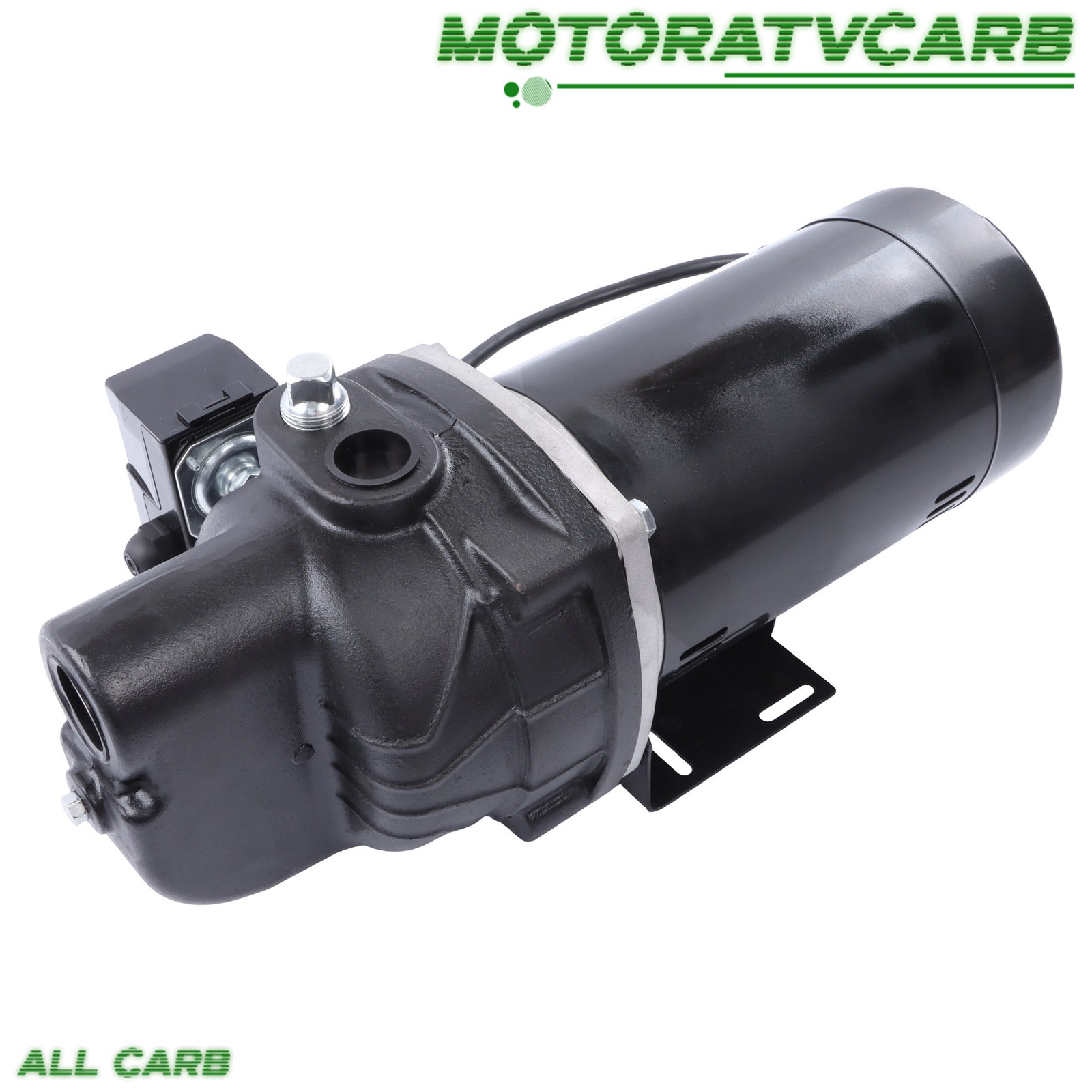 ALL-CARB Heavy Duty Cast Iron SWS75-3/4 HP Shallow Jet Well Pump 510GPH 115/230V