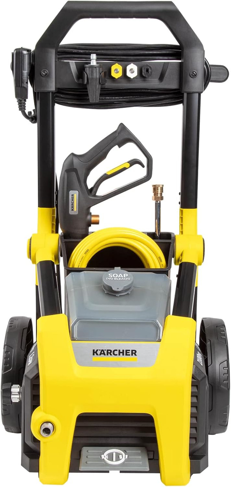Kärcher K2100PS Pressure Washer – 3 Nozzles, Detergent Tank, 1.2 GPM