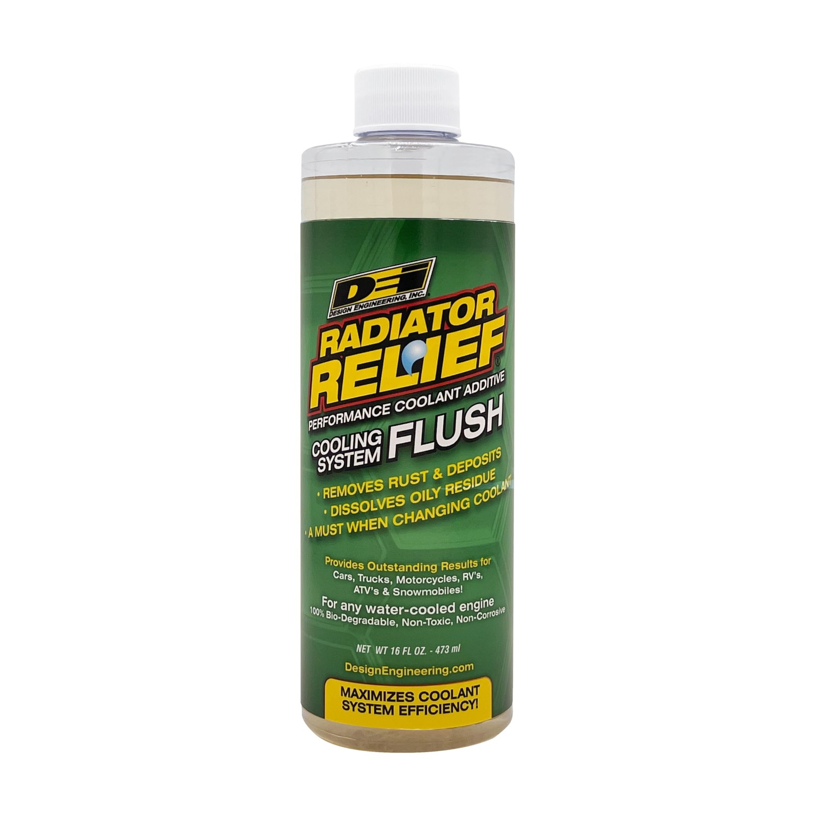 Design Engineering 040202 Radiator Relief Cooling System Flush, 16 oz.