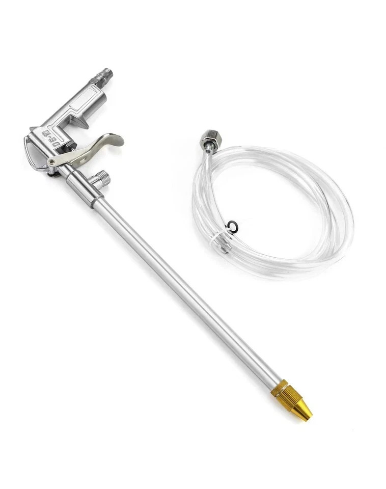 QWORK Spray Gun, Aluminum Pneumatic Syphon Air Engine Cleaning Washer Gun Kit