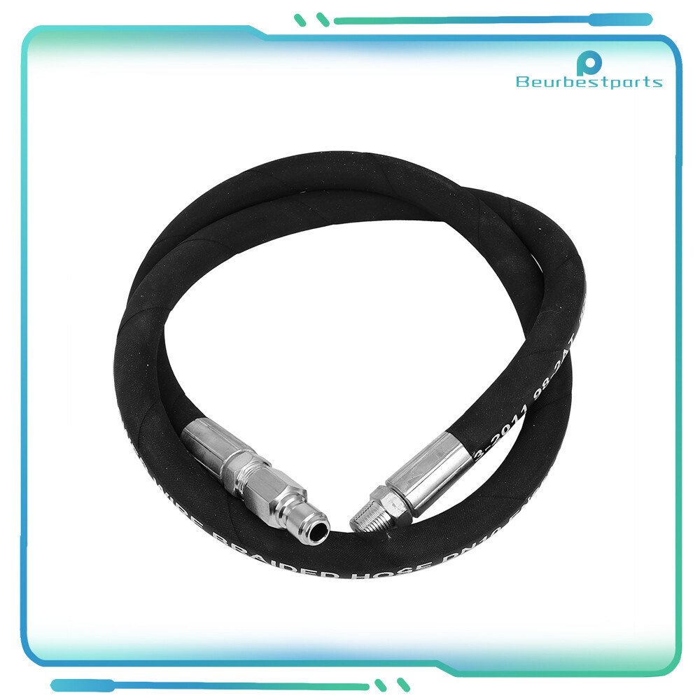 Pressure Washer Whip Hose 4 Ft X 3/8 Inch Hose Reel Connector Hose For Pressure
