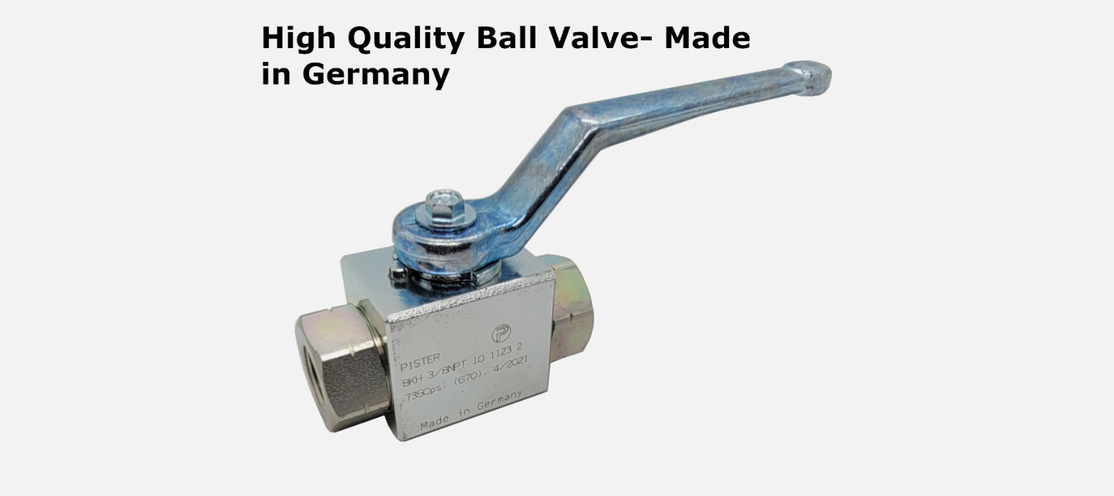 3/8″ Ball Valve Comet General AR Pressure Washer Ball Valve 7250 psi German Made