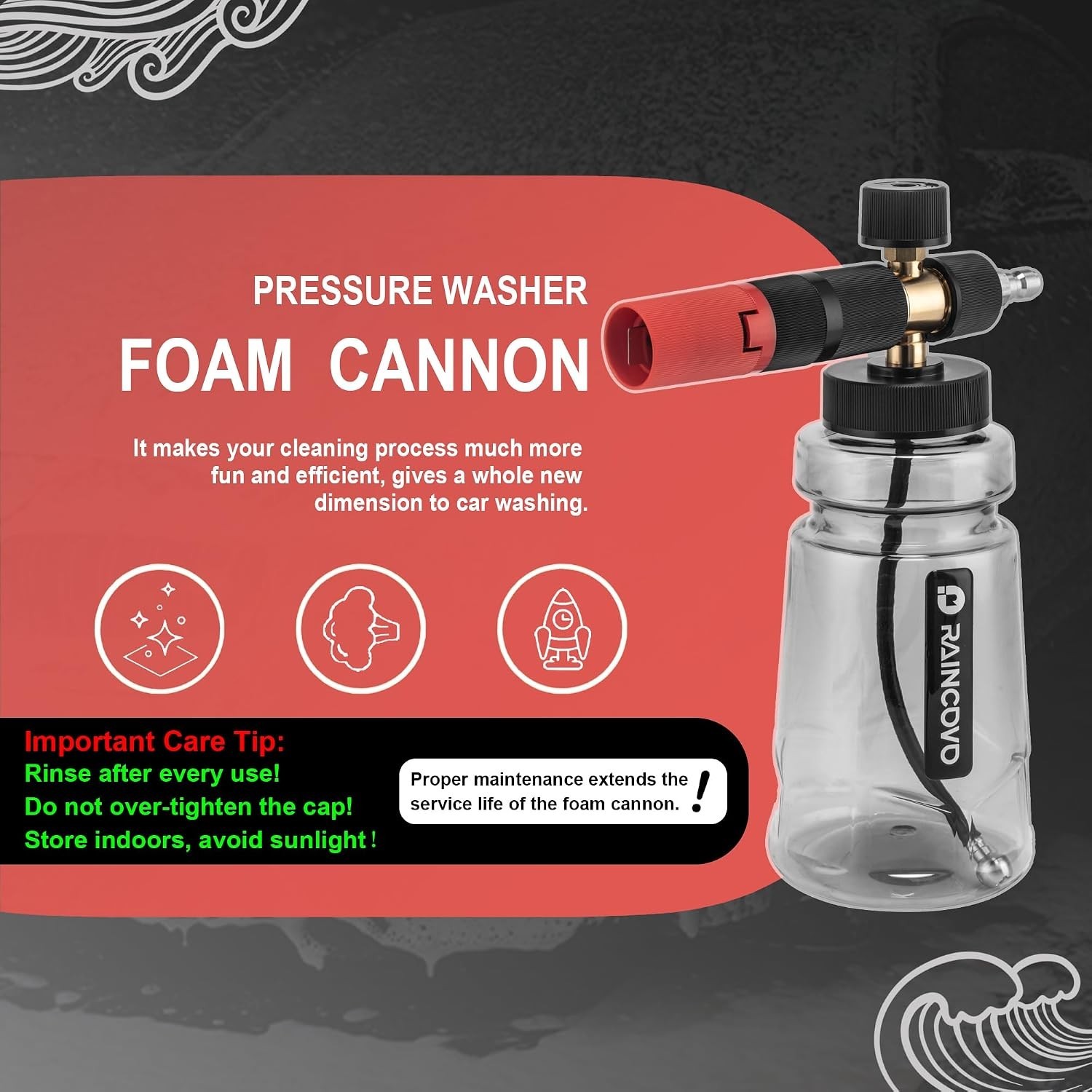 Professional Grade Car Wash Foam Cannon