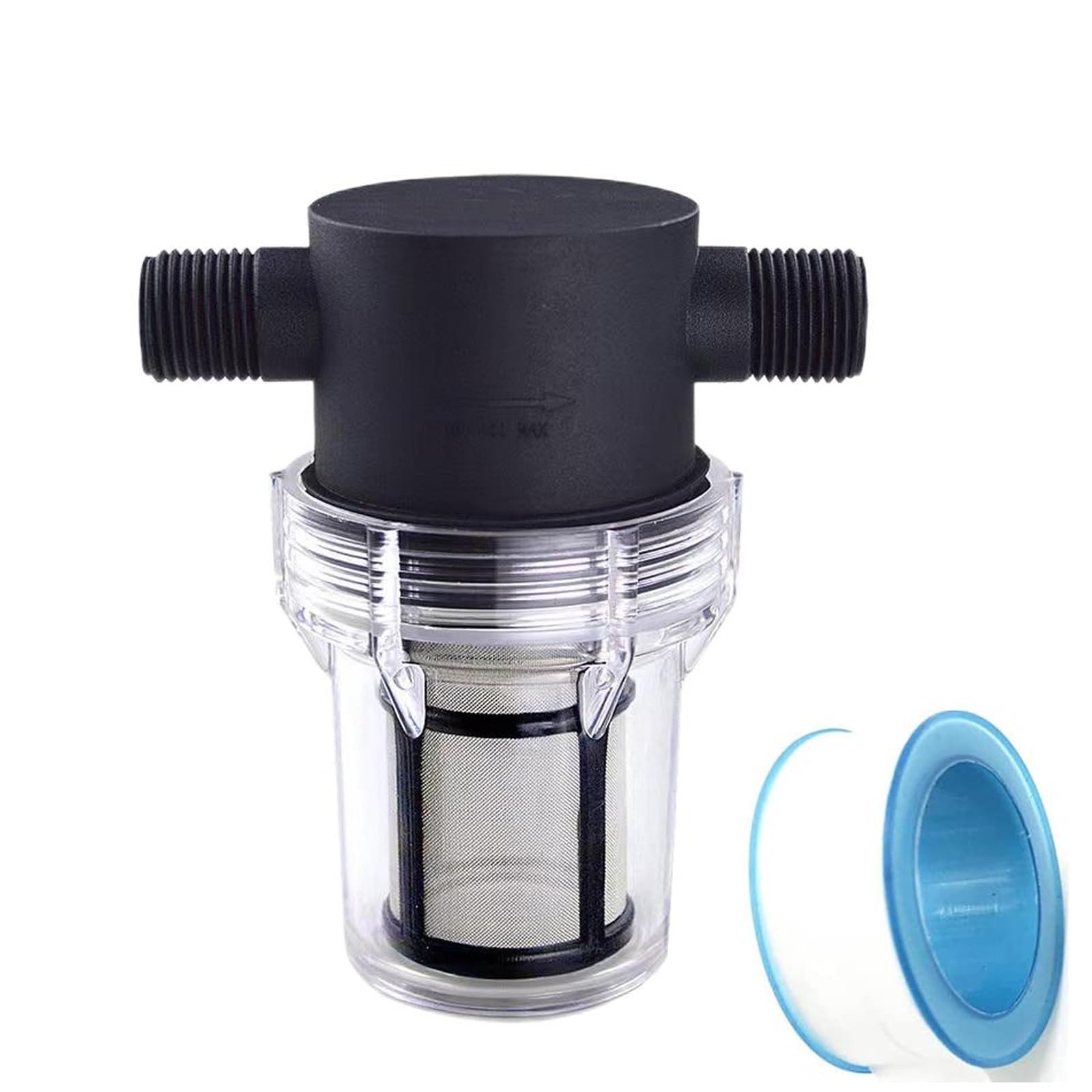 Garden Hose Inlet Filter for High Pressure Washer, Sediment Filter Attachment