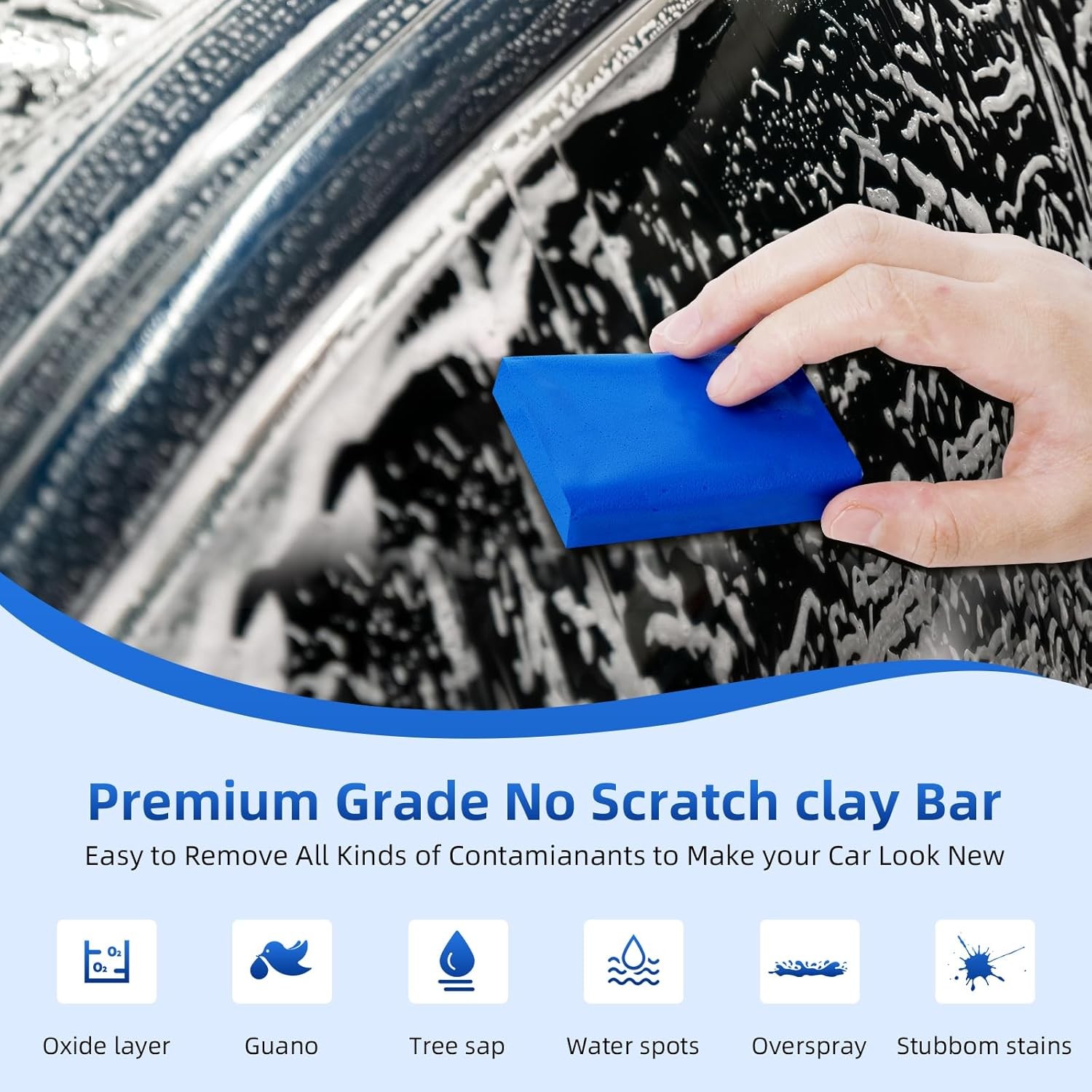 Auto Detailing Clay Bar Kit 100g 4 Pack Magic Cleaner
