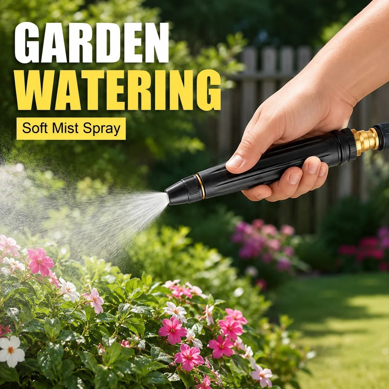 Larnto High Pressure Hose Nozzle Water Gun for Car Wash Garden Pressure Booster