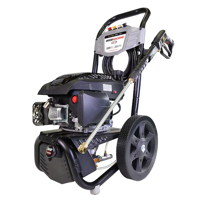 SIMPSON Clean Machine 3200-PSI 2.5-GPM Cold Water Gas Pressure washer with 4 Spr