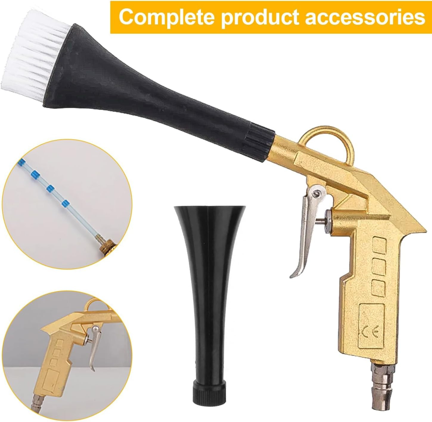 QZQUFJ Air Compressor for Car Detailing Detailing Tool, High Pressure Air Gun