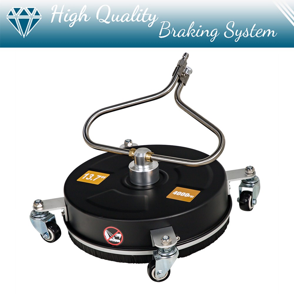 High Pressure Washer Surface Cleaner Stainless Steel 13.7 Inch 4000PSI