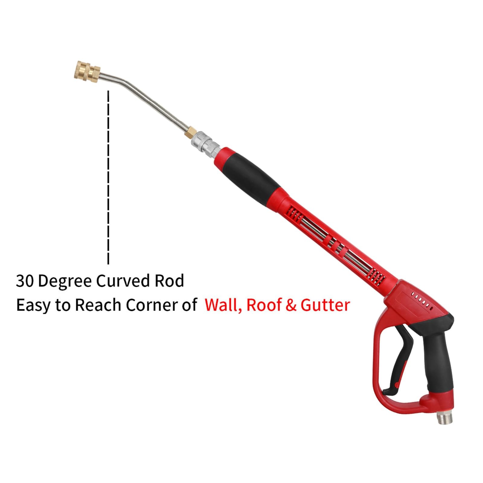 Upgraded Pressure Washer Gun with Extension Replacement Wand, M22 Fitting,7 I…