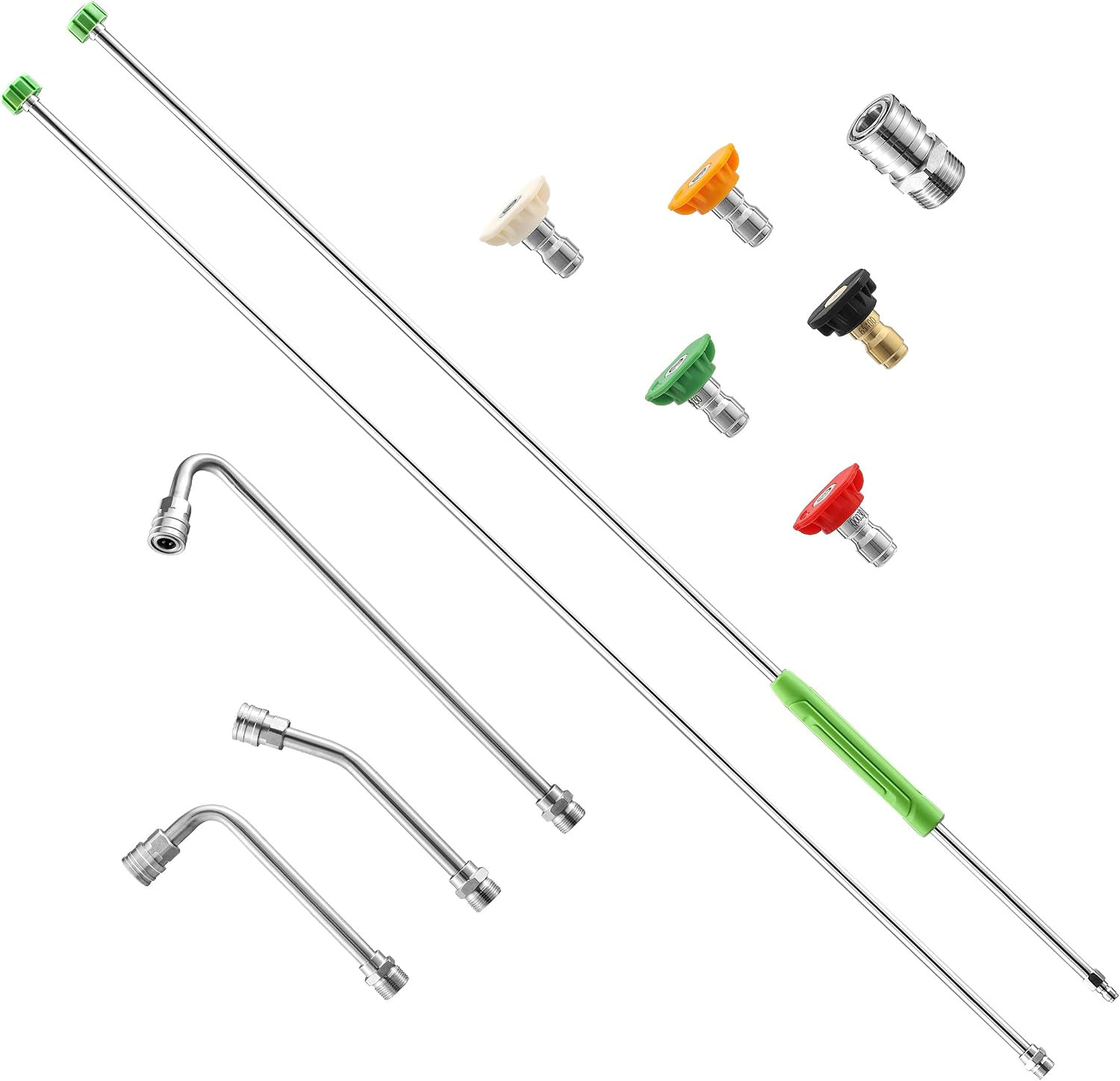 Pressure Washer Extension Wand, 120″ Power Washer Lance | with Molded Grip, 30°,