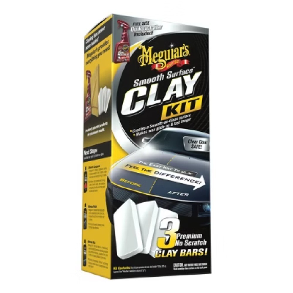 16oz Auto Clay Bar Kit, Smooth Surface Detailing Clay