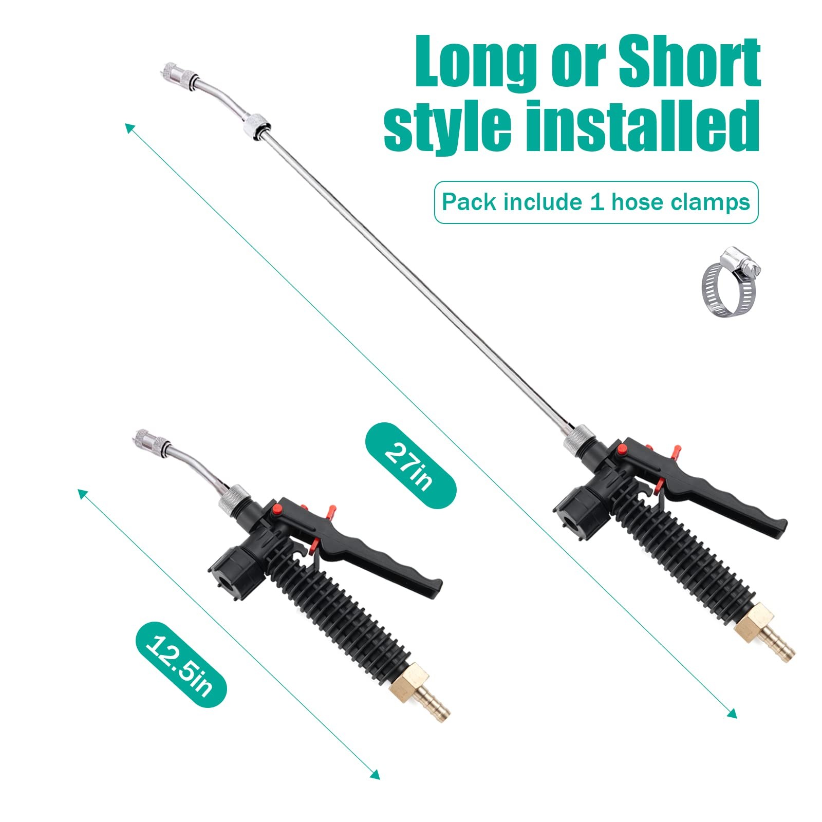 Pump 29 Inches (L) X 4 (W) X 1.5 (H), 29 Sprayer Wand