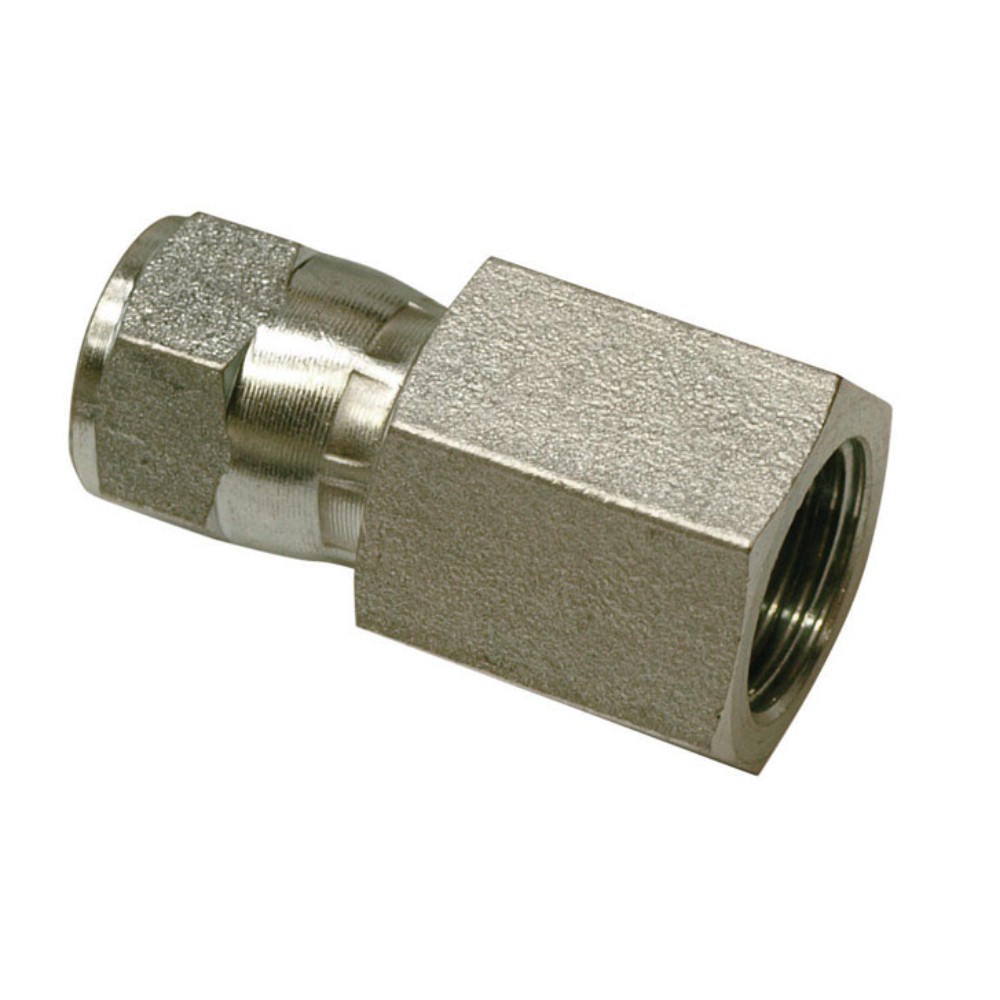 Apache 39006174 Steel Universal Hydraulic Adapter 1/2 Female x 3/8 Female in.