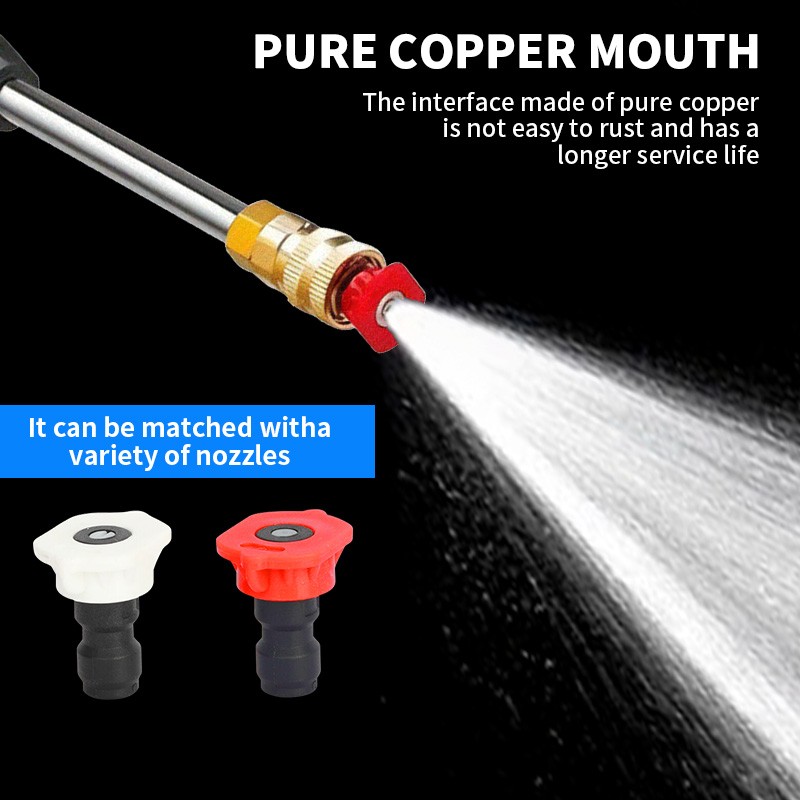 Cordless High Pressure Car Washing Gun Pressure Washer Gun with 2 Nozzle CISIVIS