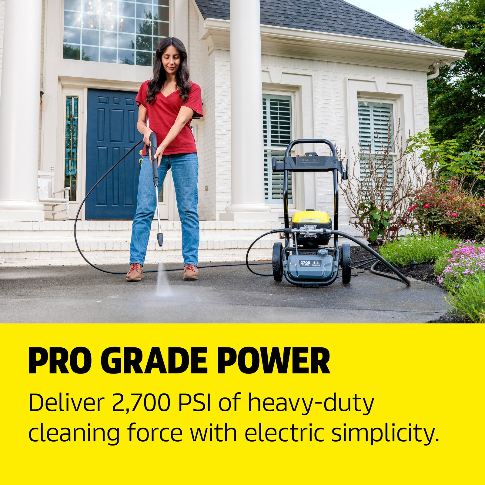 Kärcher K 2700 E 2700 PSI 1.1 max. GPM Pressure Washer, CETA Certified