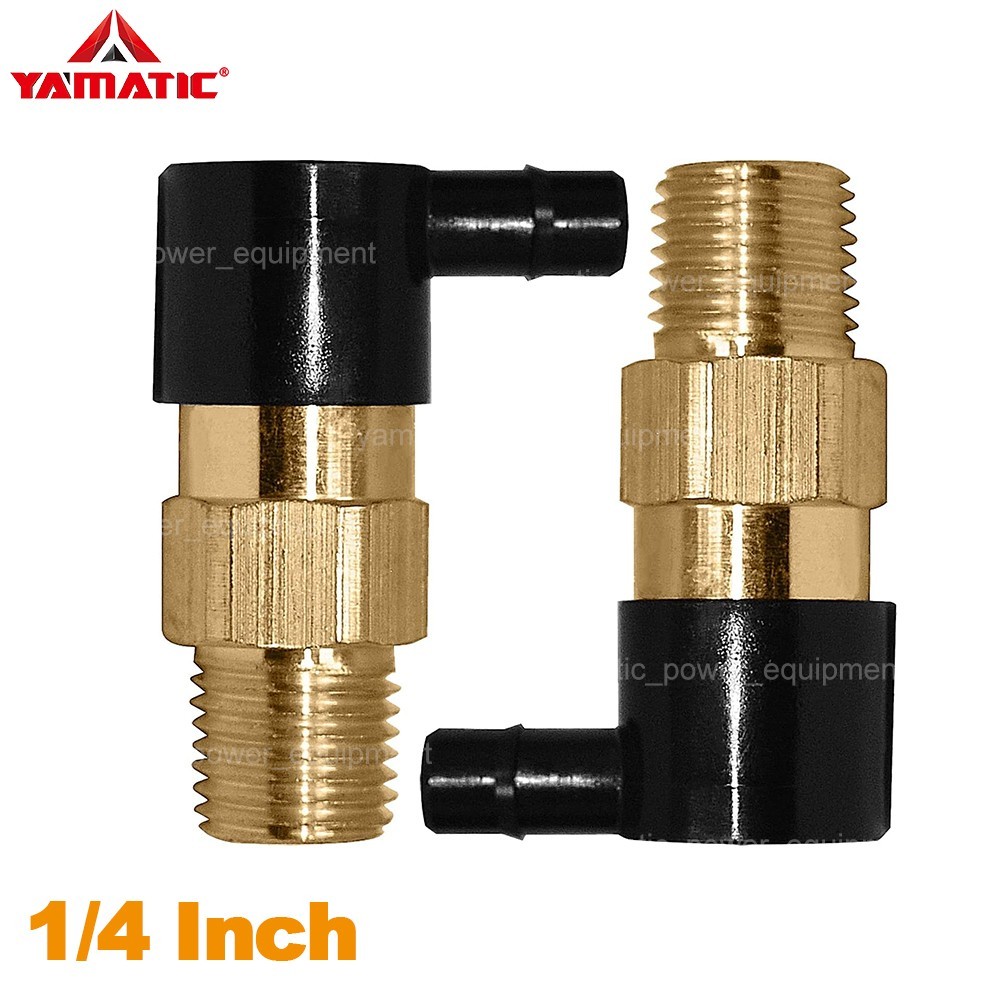 YAMATIC Heavy Duty Thermal Release Valves for Pressure Washer Pumps 1/4 Inch NPT