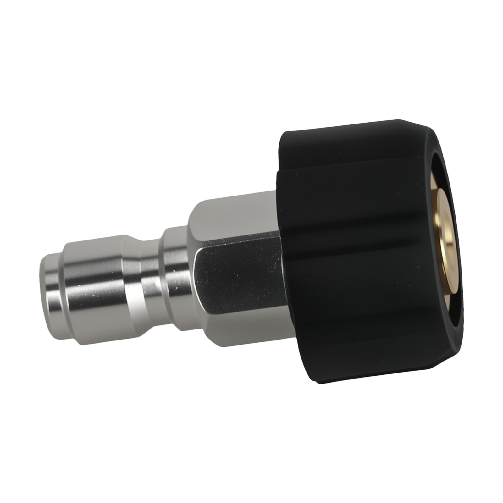 High Pressure Washer Brass Adapter M22-15mm to 3/8 Inch Quick Connect 2 Pack