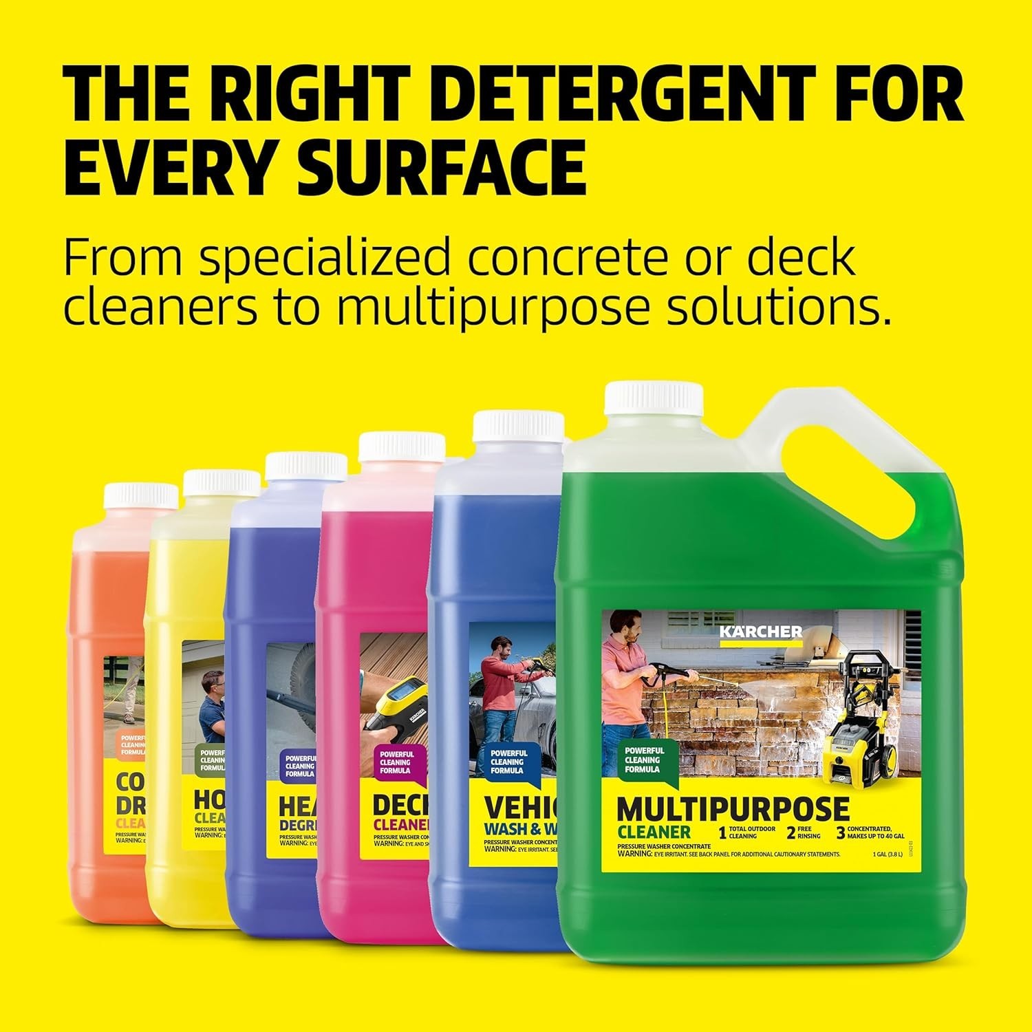 Vehicle Wash and Wax Pressure Washer Detergent 128oz Concentrate Universal fo…