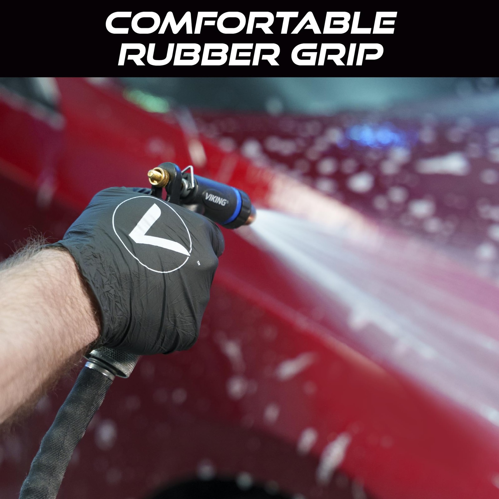 Hose Nozzle, Garden Hose Nozzle, Adjustable and Heavy Duty for Washing Car, W…