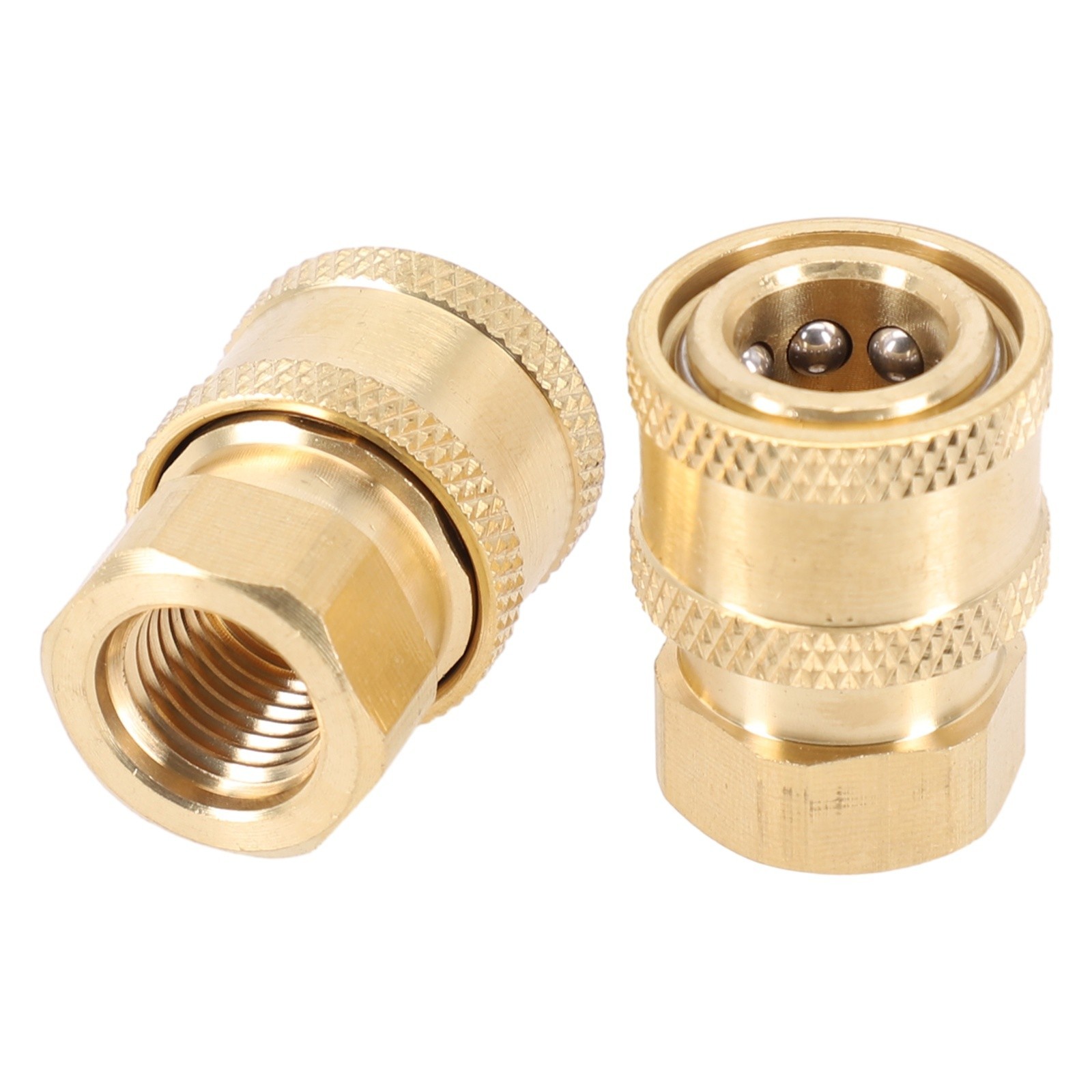 2pcs Pressure Washer Coupler Brass Fittings 1/4 Inch? Quick Connect To Female