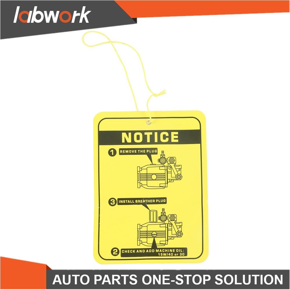 Labwork Pressure Washer Pump 3/4 HorizShaft MAX 3000 PSI 2.5 GPM Oil Sealed
