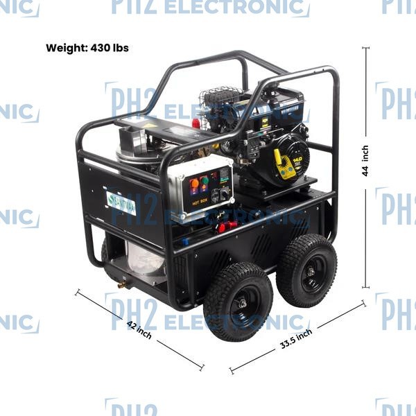 SM4000 Hot & Cold Water High Pressure Washer,Gasoline Powered, 4000 PSI, 4.0 GPM
