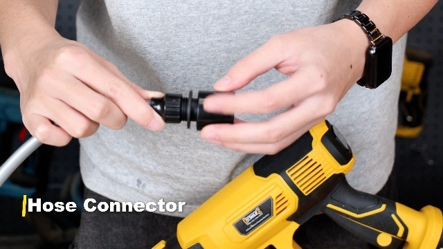 Portable Cleaning Tool for 18V Battery, 2.2LBS, 16.4ft Hose & 6-in-1 Nozzle – Ca