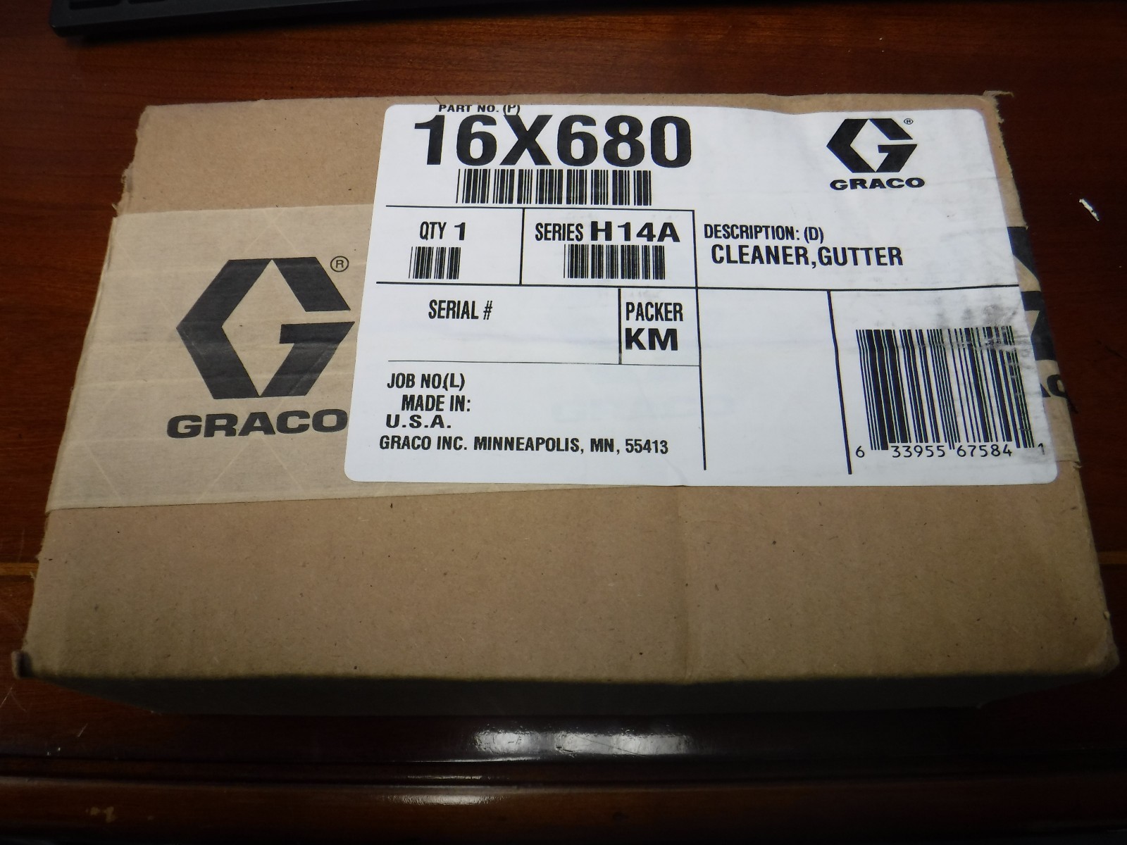 Genuine Graco Cleaner,Gutter (PN: 16X680) **BRAND NEW IN BOX**