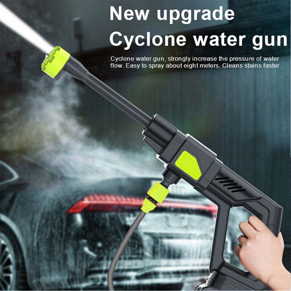 Lavadora de coches de 1200 PSI con batería de 4,0ah 2*12000mAh 6-en-1 Boquilla