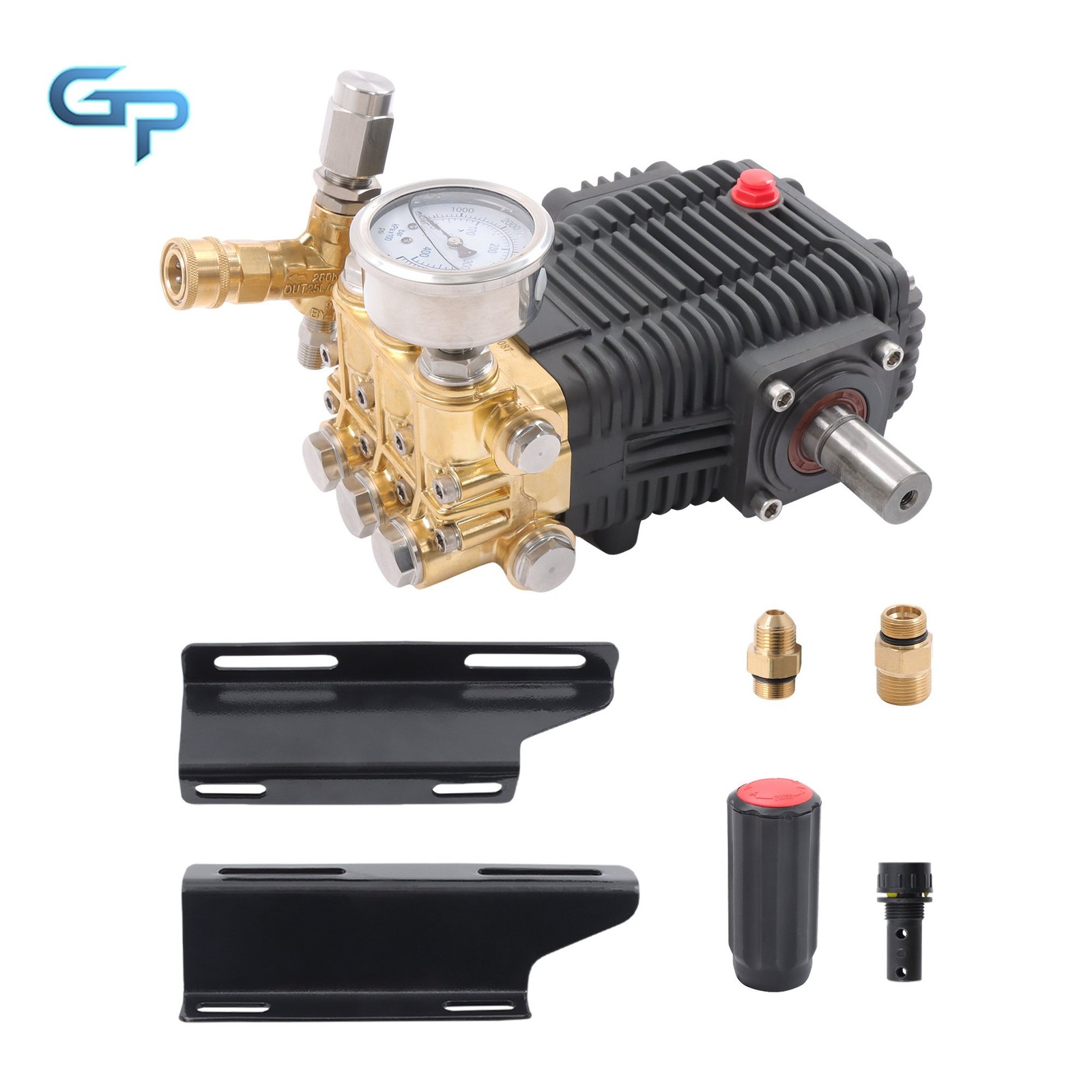 5.6GPM 4.5 HP General Right Shaft 3500 PSI Pressure Washer Pump Belt Drive