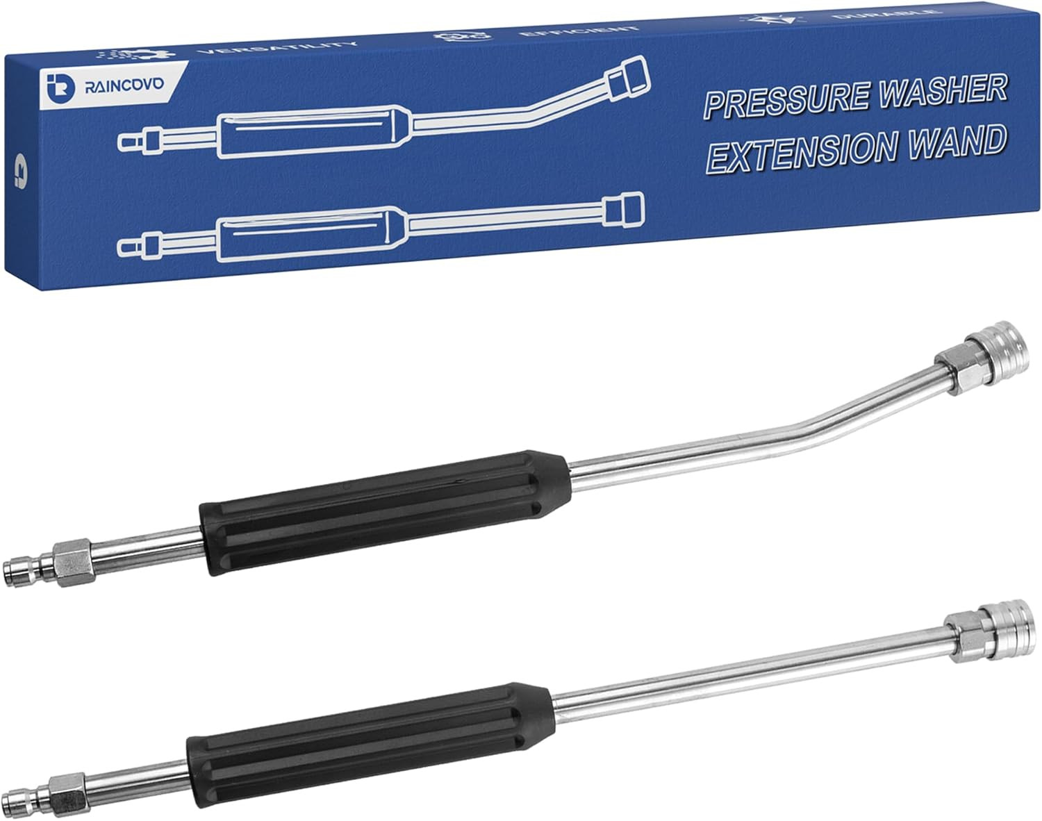 Raincovo Pressure Washer Extension Wand, Anti-Slip Grip Power Washer Lance for C