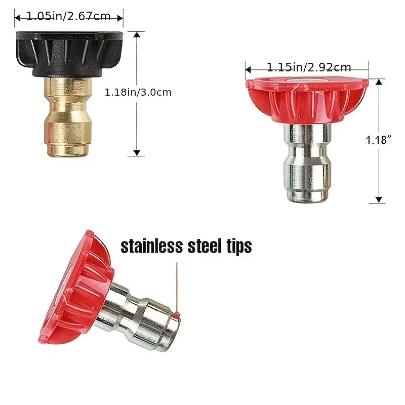 1/4″ Quick Connect High Pressure Washer Adapter – Compatible with Lavor/Sterwins