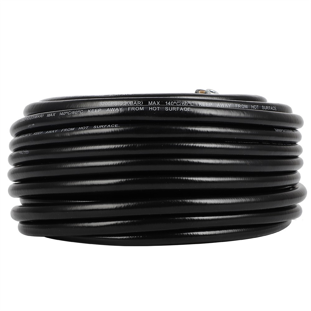 100Ft 3200 PSI Pressure Washer Hose with M22 to 3/8″ Quick Connect Adapter