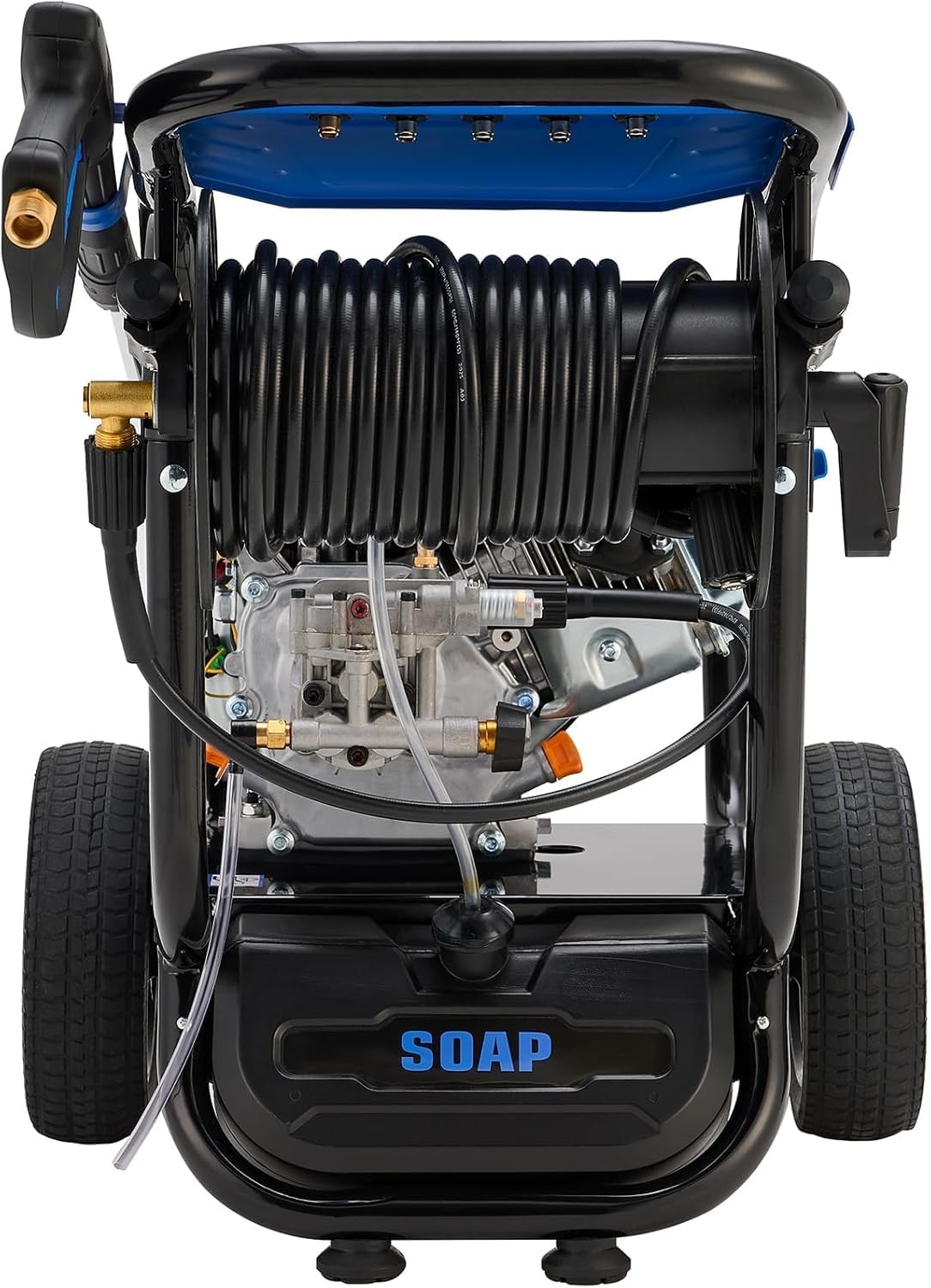 Cold Water Powered Gas Pressure Washer 3600 PSI 2.3 GPM with 30FT Hose&Hose Reel