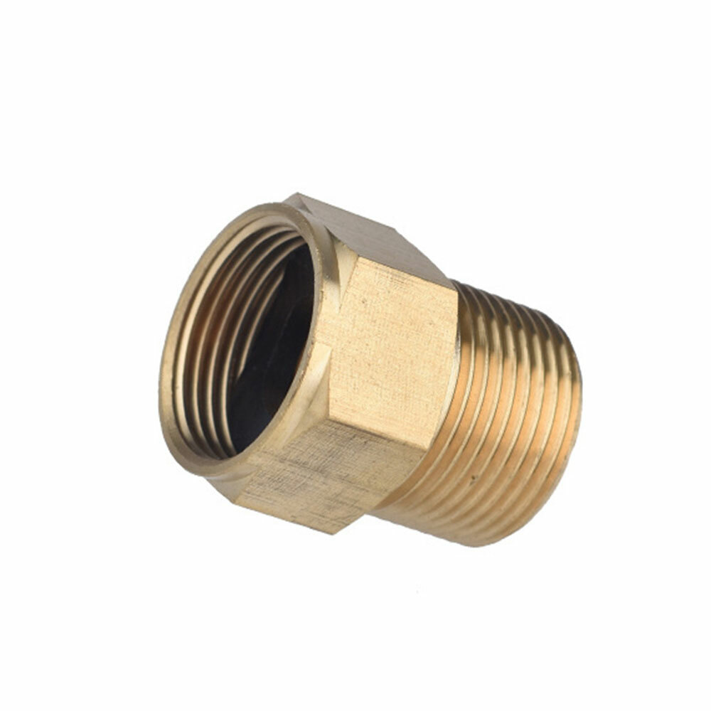 Pressure Washer Coupler Metric M22 15mm Male Threads to M22 14mm Female Fitting#
