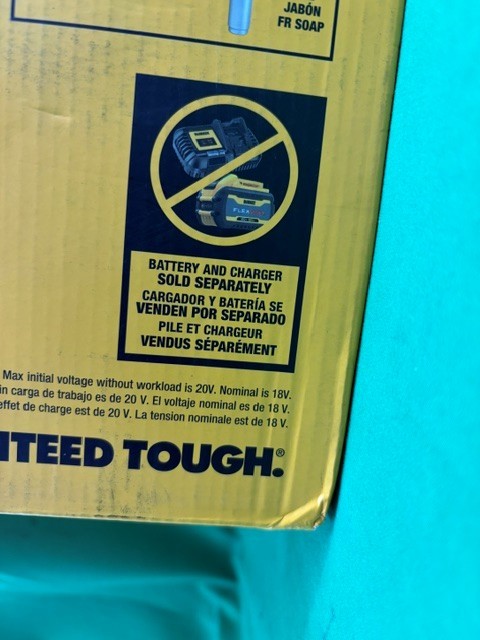 DEWALT #DCPW550B 550 MAX PSI CORDLESS POWER CLEANER 2026 TOOL ONLY N (F40048830)