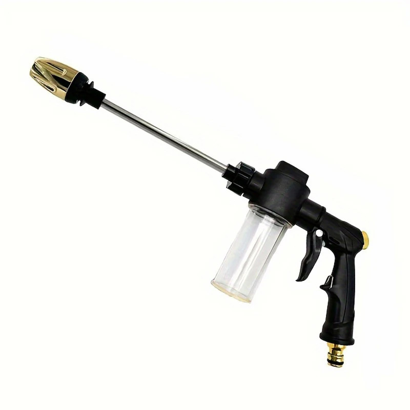 High Pressure Garden Water Gun Hose Nozzle Car Wash RV Foam Kettle Spray