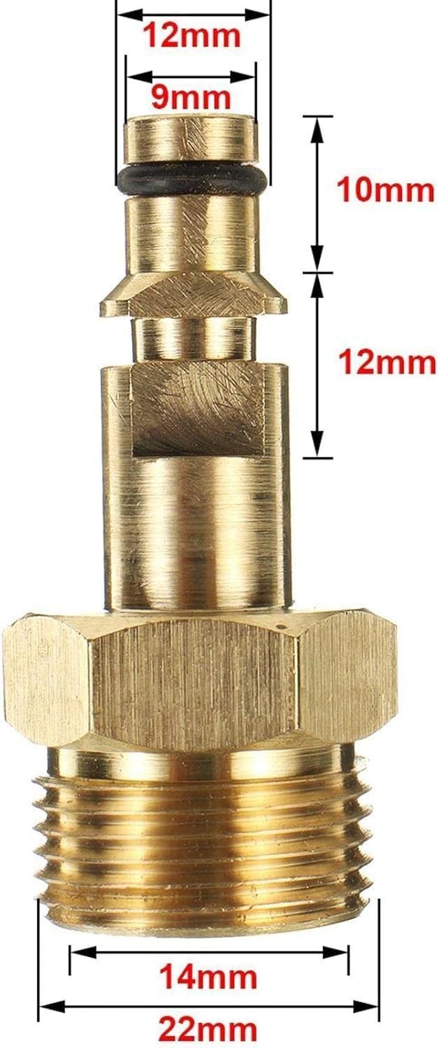 Versatile M22 Quick Connect Adapters for High Pressure Washer – 2 Pieces