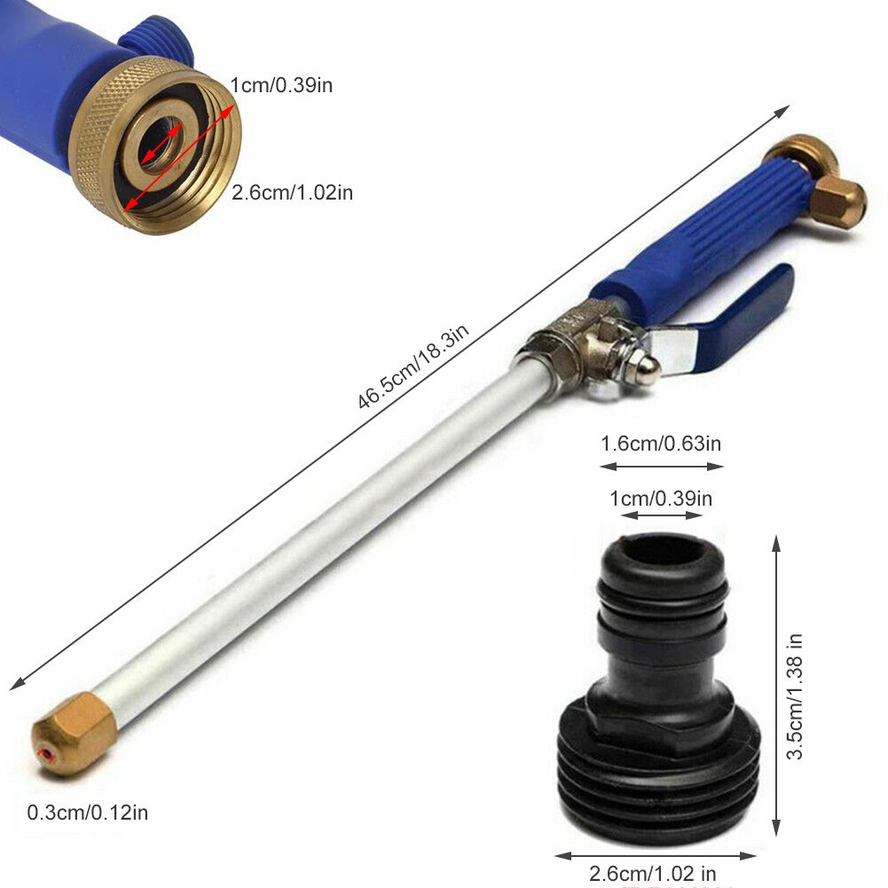 High Pressure Power Washer Water Spray Gun Nozzle Wand Attachment Garden Hose