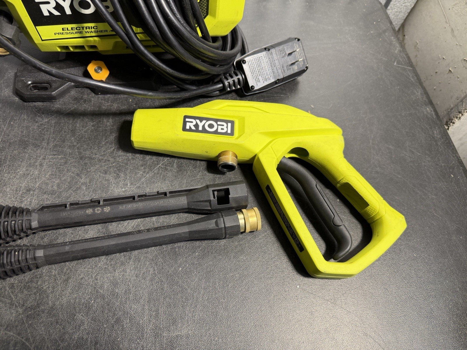 Ryobi 1800 PSI 1.2 GPM Cold Water Corded Electric Pressure Washer Missing Nozzle