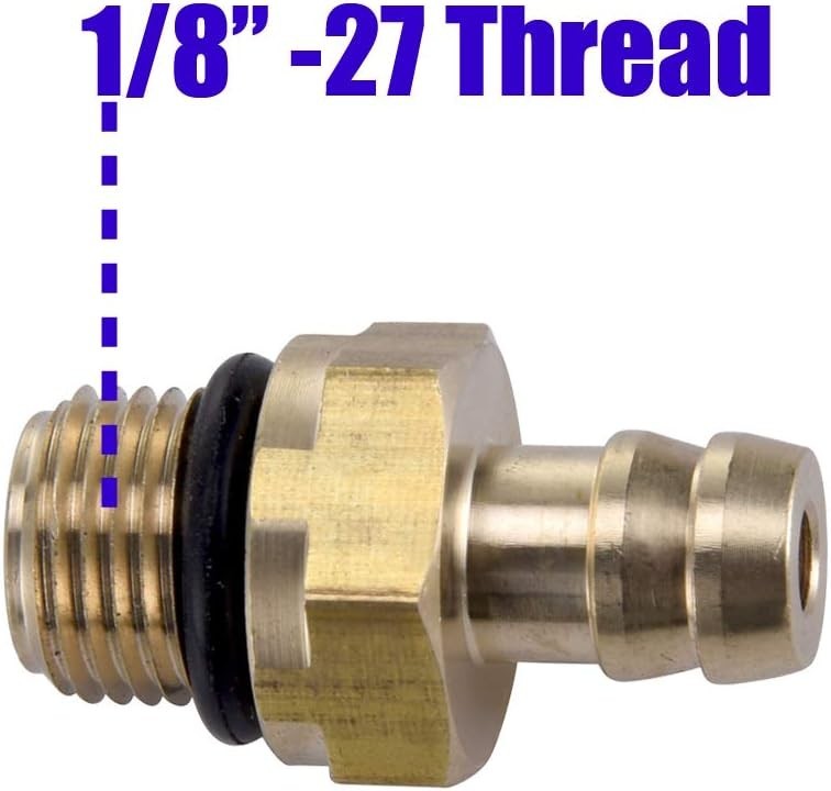 Pressure Washer Chemical Injector Set Brass Compatible with 190593GS 190635GS…