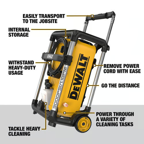 *NEW Dewalt DWPW3000 3000 PSI Cold Water Electric Pressure Washer 1.1 GPM 15 amp