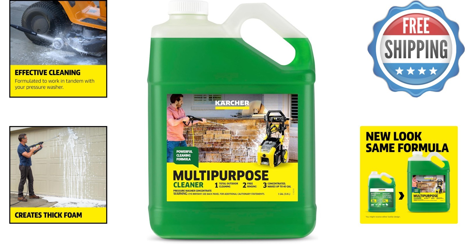 Fresh Scent Kärcher Pressure Washer Detergent – Removes Dirt from Any Surface
