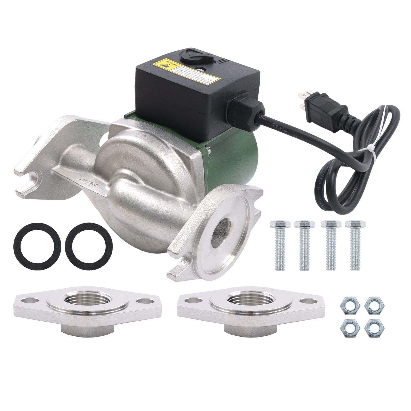 1/8 HP 115V 10 GPM 150 PSI, 009-SF5 Flanged High Velocity Water Circulating Pump