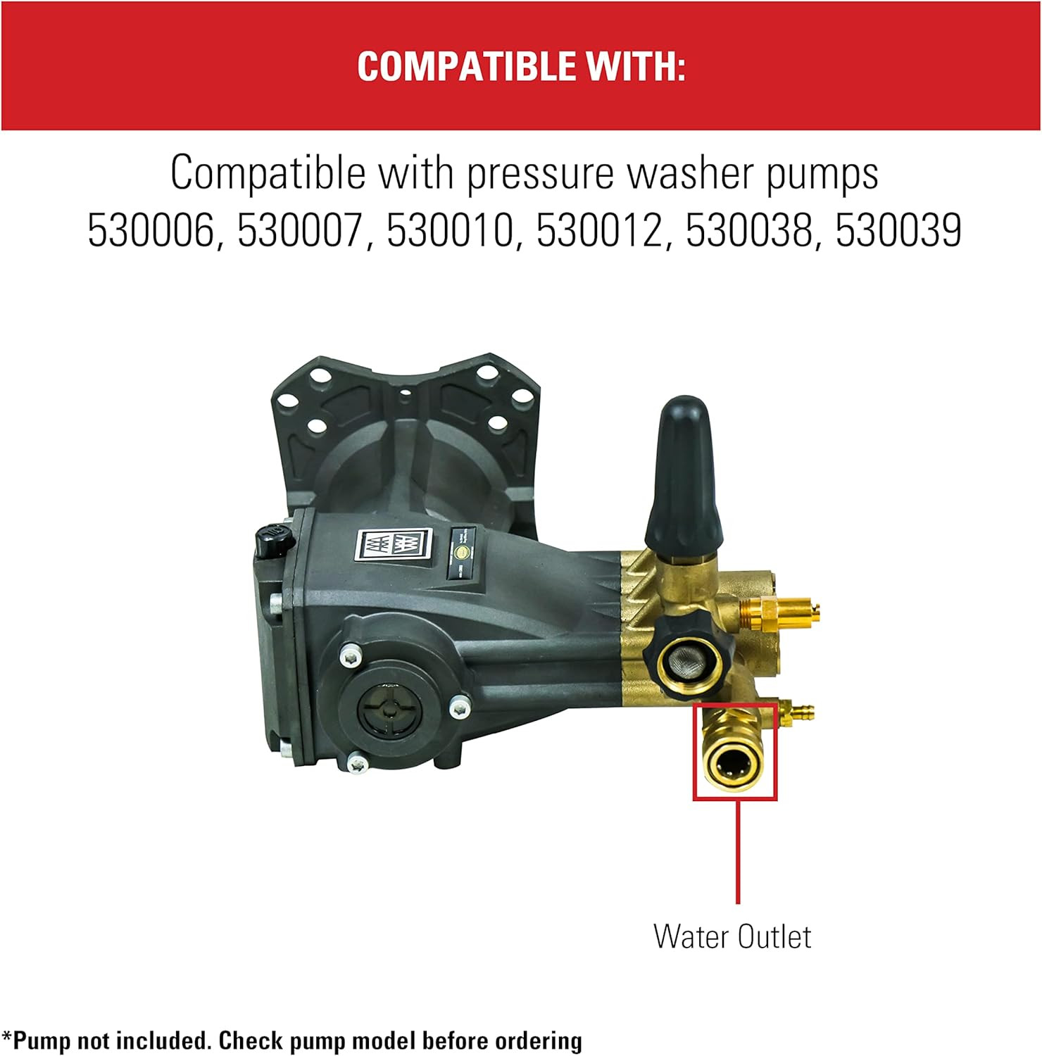 Cleaning 7110331 Replacement Water Outlet Kit for AAA Pressure Washer Pumps