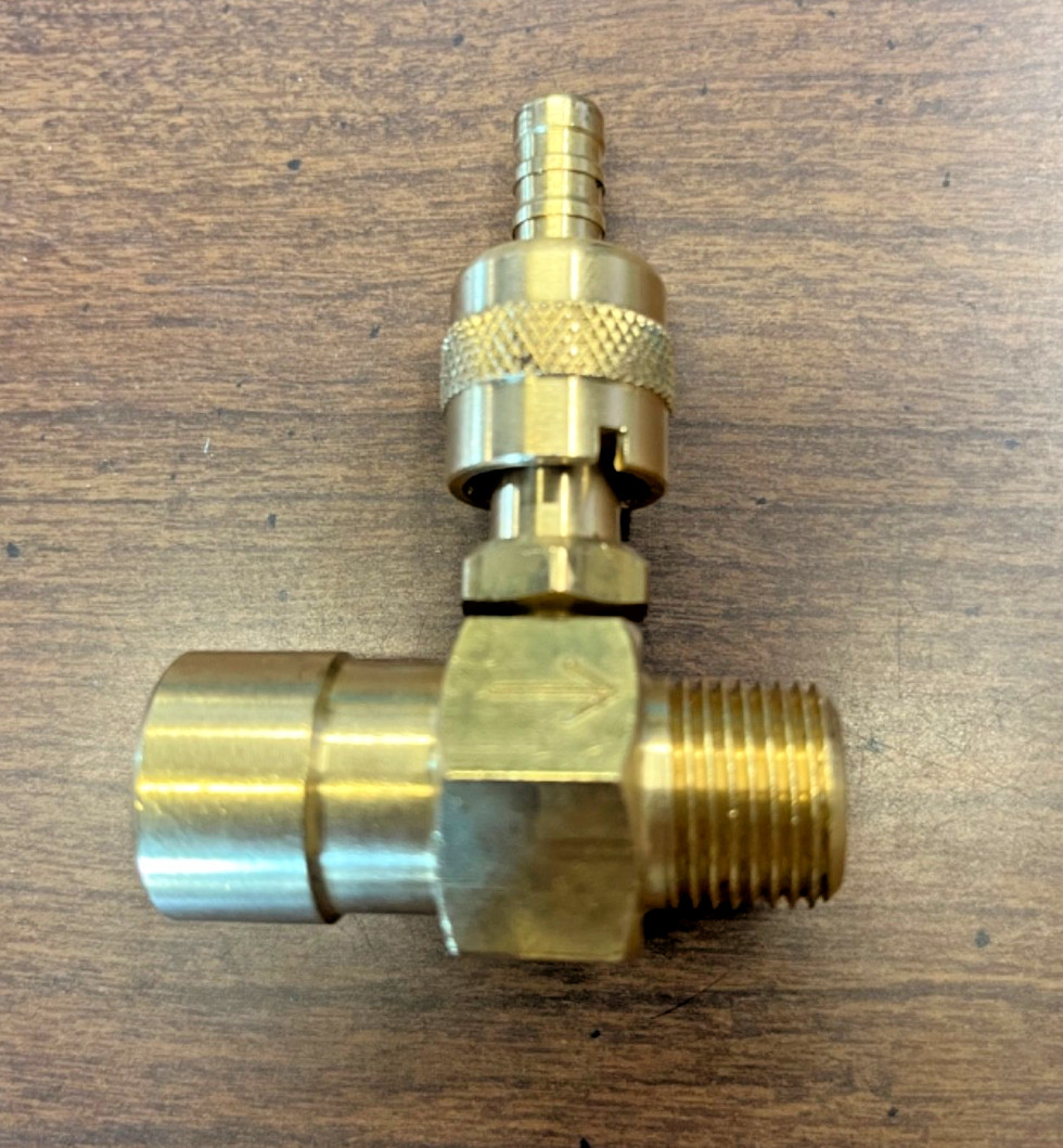 Pressure Washer ACID Downstream Chemical Injector 5-8gpm Adjustable Valve SS