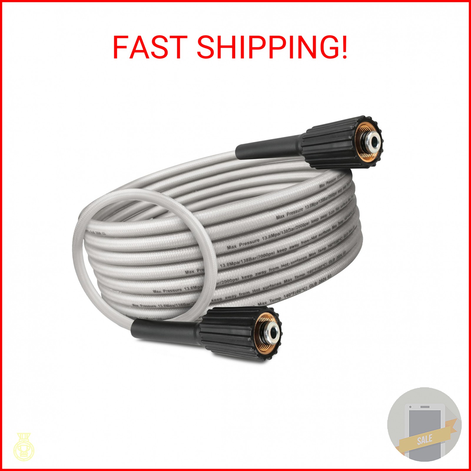 Pressure Washer Hose for Ryobi Power Washer Hose Replacement Ryobi Electric Powe